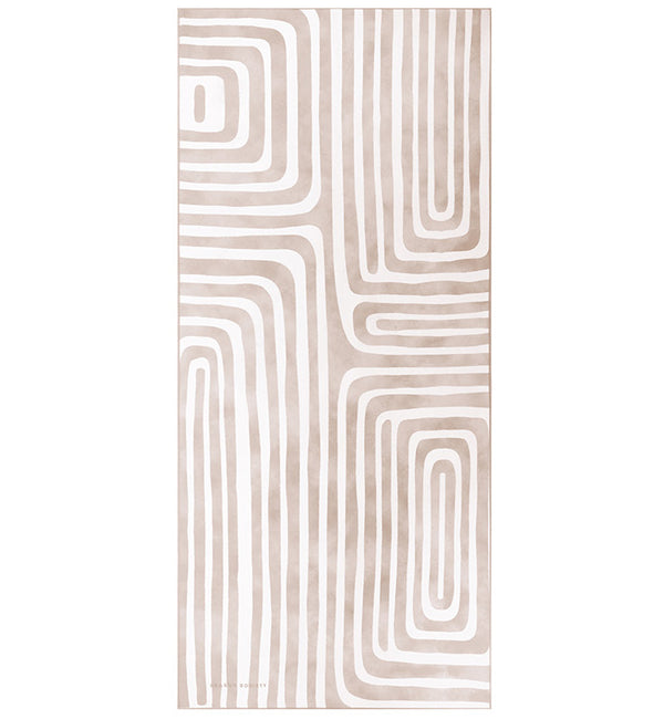 Eco Active Towel Geometric Print